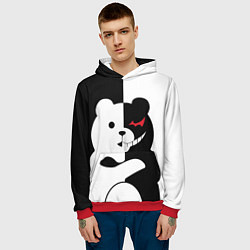 Толстовка-худи мужская Monokuma Drae, цвет: 3D-красный — фото 2