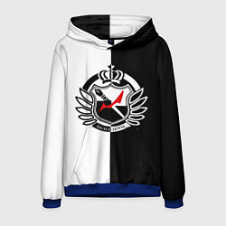 Толстовка-худи мужская MONOKUMA SCHOOL, цвет: 3D-синий