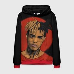 Толстовка-худи мужская XXXTentacion: Red Sun, цвет: 3D-красный