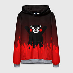 Мужская толстовка Kumamon: Hell Flame