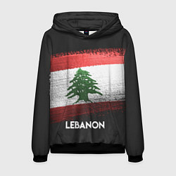 Толстовка-худи мужская Lebanon Style, цвет: 3D-черный