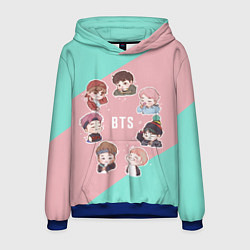 Толстовка-худи мужская BTS Boys, цвет: 3D-синий