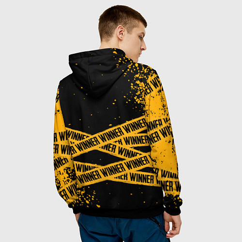 Мужская толстовка PUBG: Only Winner / 3D-Черный – фото 4