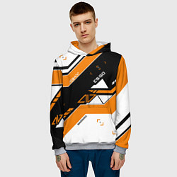 Толстовка-худи мужская CS:GO Asiimov Inverted, цвет: 3D-меланж — фото 2