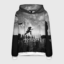 Толстовка-худи мужская Horizon Zero Dawn: Dark Runner, цвет: 3D-белый