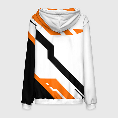 Мужская толстовка CS:GO Asiimov Light / 3D-Белый – фото 2