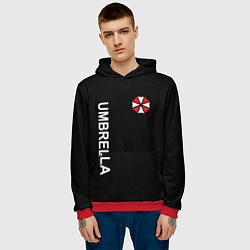 Толстовка-худи мужская UMBRELLA CORP, цвет: 3D-красный — фото 2