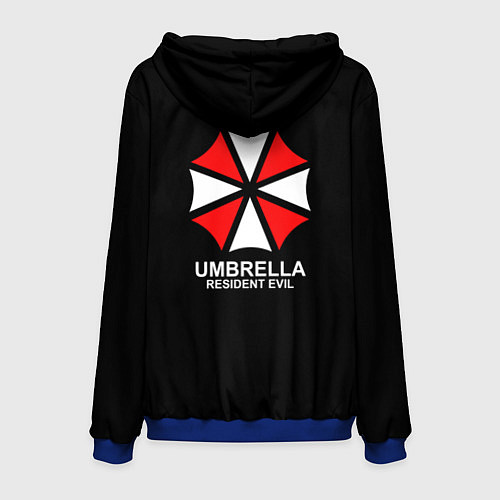 Мужская толстовка UMBRELLA CORP / 3D-Синий – фото 2