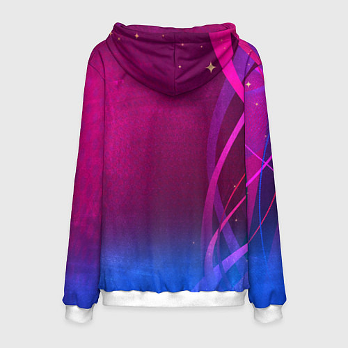 Мужская толстовка Котопанк / 3D-Белый – фото 2