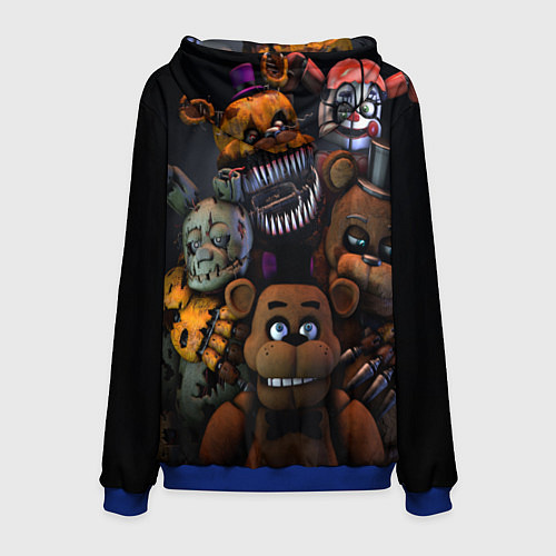 Мужская толстовка Five Nights at Freddy's / 3D-Синий – фото 2