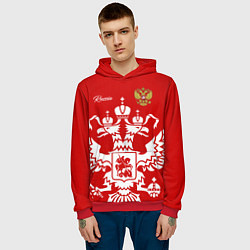 Толстовка-худи мужская Red Russia, цвет: 3D-красный — фото 2