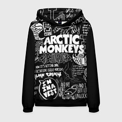 Толстовка-худи мужская Arctic Monkeys: I'm in a Vest, цвет: 3D-черный