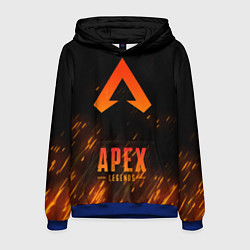 Толстовка-худи мужская Apex Legends: Orange Flame, цвет: 3D-синий