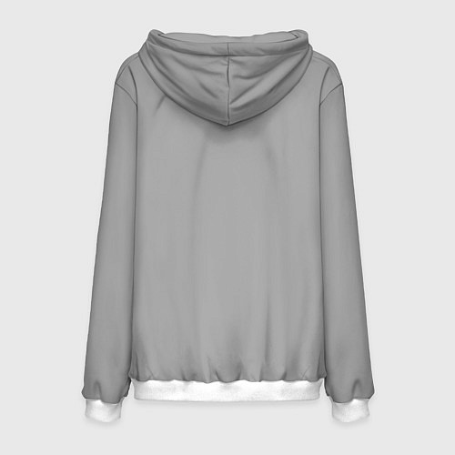 Мужская толстовка ASAP Rocky: Grey Fashion / 3D-Белый – фото 2