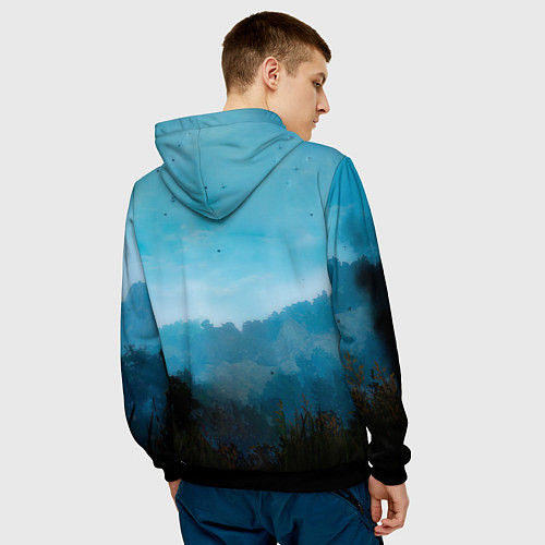 Мужская толстовка BLACK DESERT / 3D-Черный – фото 4