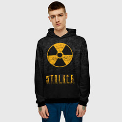 Толстовка-худи мужская STALKER: Radioactive, цвет: 3D-черный — фото 2