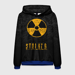 Толстовка-худи мужская STALKER: Radioactive, цвет: 3D-синий