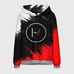 Мужская толстовка 21 Pilots: Black & Red