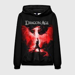 Толстовка-худи мужская Dragon Age, цвет: 3D-черный