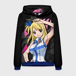 Толстовка-худи мужская Fairy Tail: Lucy, цвет: 3D-синий