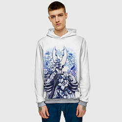 Толстовка-худи мужская Hollow Knight, цвет: 3D-меланж — фото 2