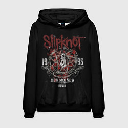 Толстовка-худи мужская Slipknot 1995, цвет: 3D-черный