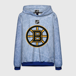 Толстовка-худи мужская Boston Bruins: Hot Ice, цвет: 3D-синий