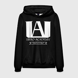 Толстовка-худи мужская UA HERO ACADEMY logo, цвет: 3D-черный