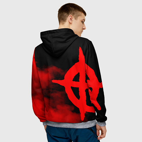 Мужская толстовка Сектор Газа / 3D-Меланж – фото 4