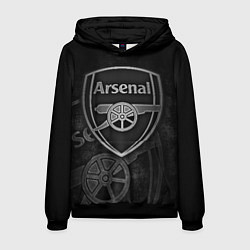 Толстовка-худи мужская Arsenal, цвет: 3D-черный