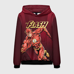 Толстовка-худи мужская The Flash, цвет: 3D-черный