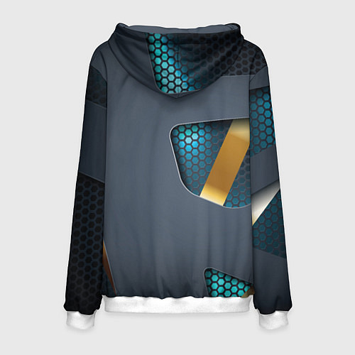 Мужская толстовка Mass Effect N7 / 3D-Белый – фото 2