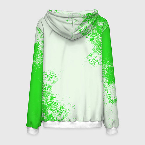 Мужская толстовка MINECRAFT CREEPER / 3D-Белый – фото 2