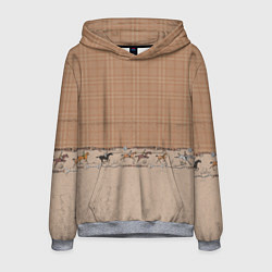 Толстовка-худи мужская Всадники, цвет: 3D-меланж