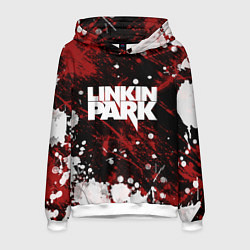 Толстовка-худи мужская Linkin Park, цвет: 3D-белый