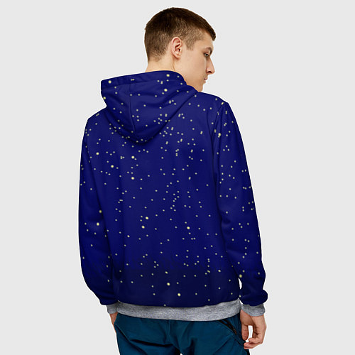 Мужская толстовка Мой сосед Тоторо / 3D-Меланж – фото 4