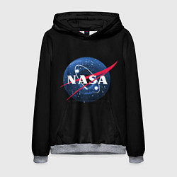 Толстовка-худи мужская NASA Black Hole, цвет: 3D-меланж