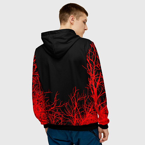 Мужская толстовка STRANGER THINGS / 3D-Черный – фото 4