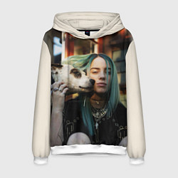 Толстовка-худи мужская BILLIE EILISH, цвет: 3D-белый