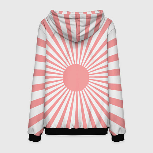 Мужская толстовка Убийца розового солнца / 3D-Черный – фото 2