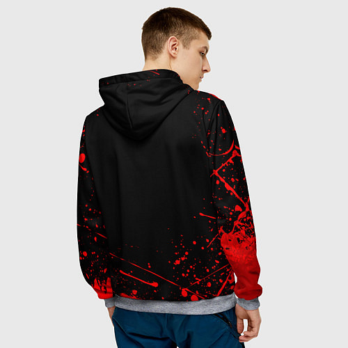 Мужская толстовка ВЕДЬМАК / 3D-Меланж – фото 4