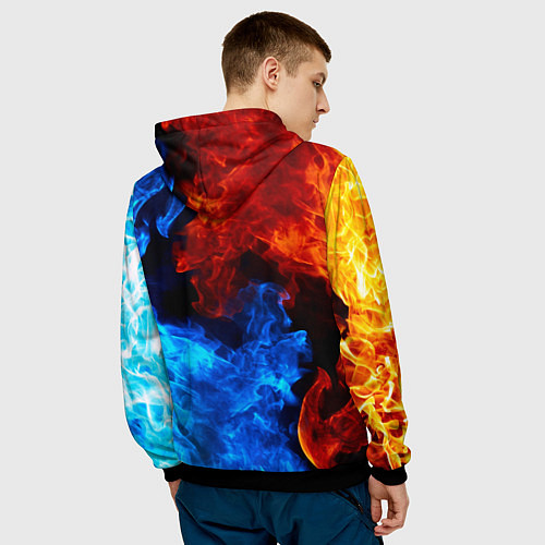 Мужская толстовка MINECRAFT / 3D-Черный – фото 4