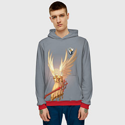 Толстовка-худи мужская Heroes of Might and Magic, цвет: 3D-красный — фото 2