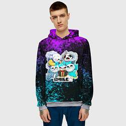 Толстовка-худи мужская UNDERTALE, цвет: 3D-меланж — фото 2