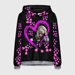 Толстовка-худи мужская Lil Peep, цвет: 3D-меланж