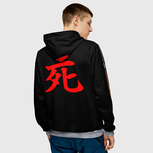 Мужская толстовка Sekiro shadows die twice / 3D-Меланж – фото 4