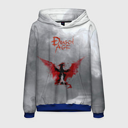 Толстовка-худи мужская Dragon Age, цвет: 3D-синий