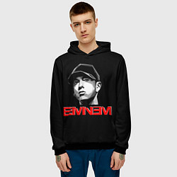 Толстовка-худи мужская Eminem, цвет: 3D-черный — фото 2