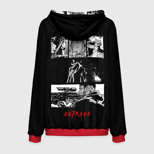 Мужская толстовка ??6 спина / 3D-Красный – фото 2