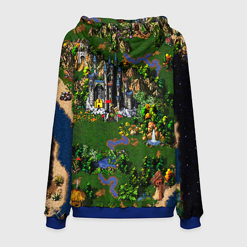 Мужская толстовка Heroes of Might and Magic / 3D-Синий – фото 2